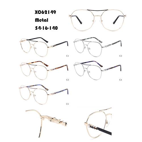 Classic Double Beam Metal Glasses Frame W34862149