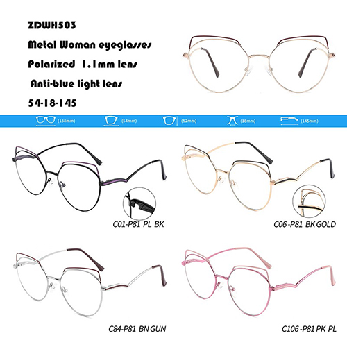 Color Metal Spectacle Frames In Stock W355503