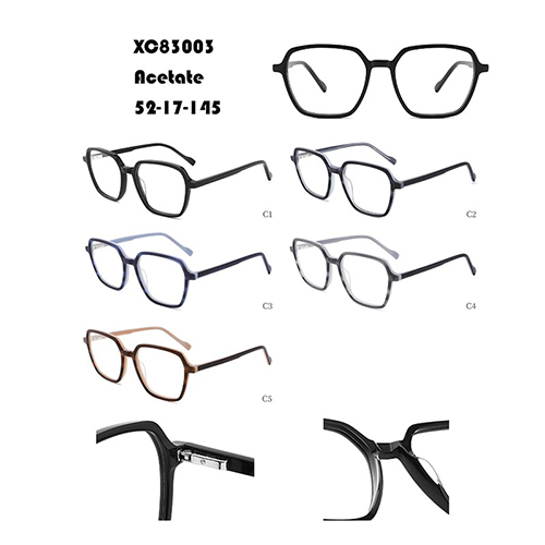 Color-blocking Large Frame Acetate Optical Frame W34883003