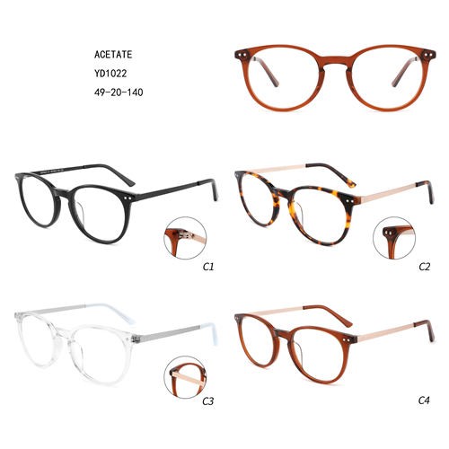 Colorful Acetate Luxury Good Price Gafas Special Round W3551022