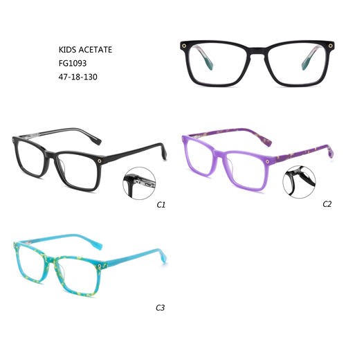 Colorful Kids Fashion Factory Price Eyeglasses Montures De Lunettes W3551093