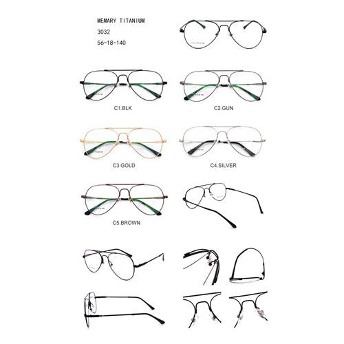 Colorful Memory Titanium Optical Frames Special Glasses J10033032