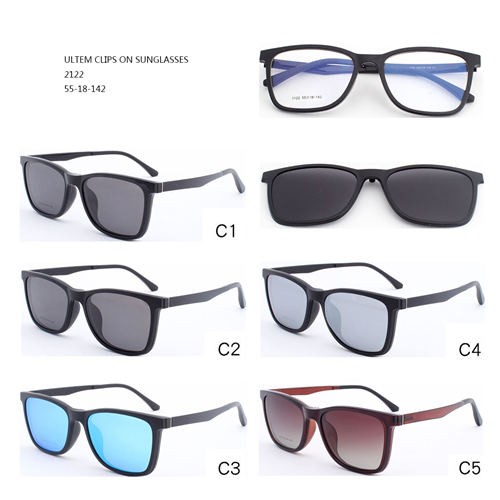 Colorful Ultem Clip On Sunglasses W3452122
