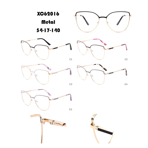 Contrasting Metal Eyeglasses Frames W34862016