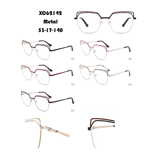 Cute Cat Eye Metal Optical Frame W34862142