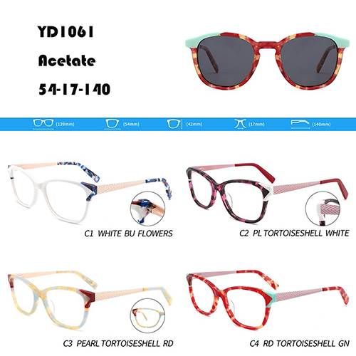 Cute Lead-free Acetate Eyeglasses W3551061