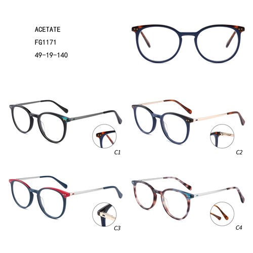 Fashion Colorful Gafas Women Oversize Acetate W3551171