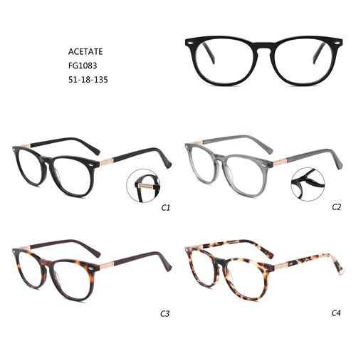 Fashion Good Price Hot Sale Acetate Montures De Lunettes Acetate Eyeglasses W3551083