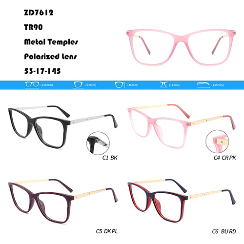 Fashion Metal Temples Optical Frame W3557612