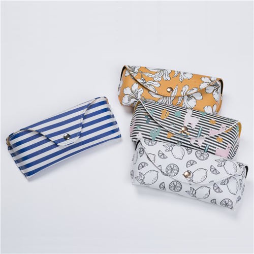 Fashion Special Flower PU Eyeglasses Case W303004