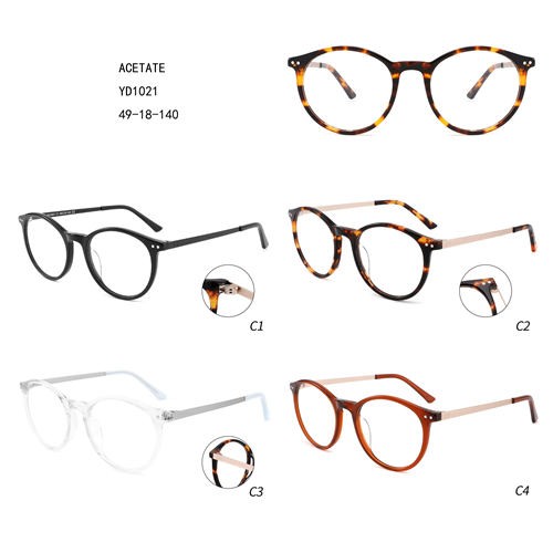 Good Price Colorful Acetate Luxury Gafas Special Round W3551021