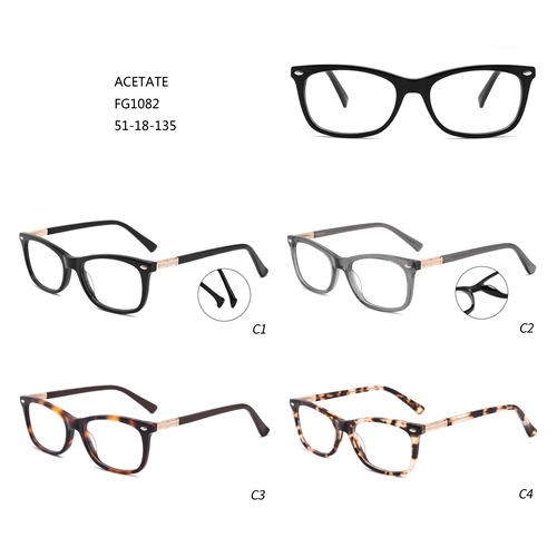 Good Price Hot Sale Acetate Montures De Lunettes Oversize Eyeglasses W3551082