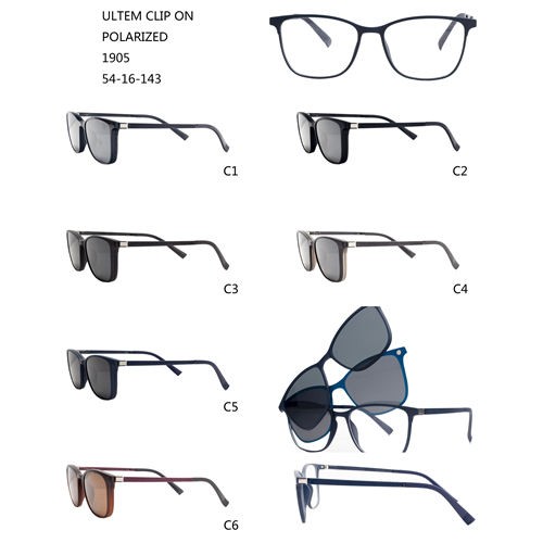 Good Price New Design Ultem Luxury Clips On Sunglasses W3551905