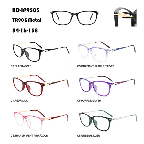 Gradient Color TR90 And Metal Eyeglasses W3679503