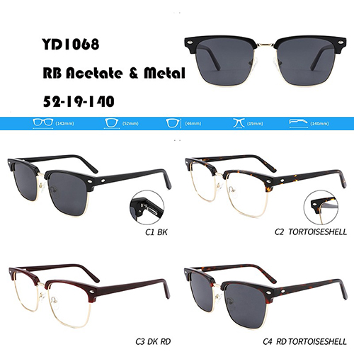 Half-rim Acetate Eyeglasses Factory W3551068