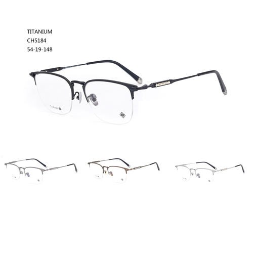 Hot Sale Fashion Titanium Lunettes Solaires Half Frames Eyewear S4165184