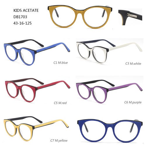 Kids Acetate Eyewear Colorful Optical Frame Special W3101703