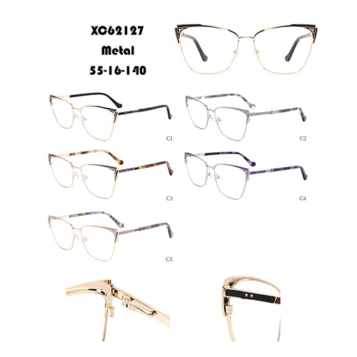 Ladies Hollow Metal Glasses Frame W34862127