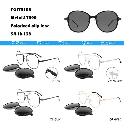 Large Round Metal Clips On Sunglasses W3552108