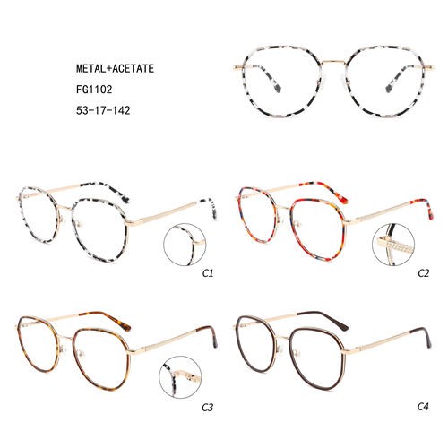 Metal Acetate Colorful Lunettes Fashion Design W3551102
