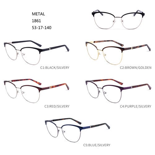 Metal Eyeglass Frames Hot Sale Eyewear Special Flower W3541861