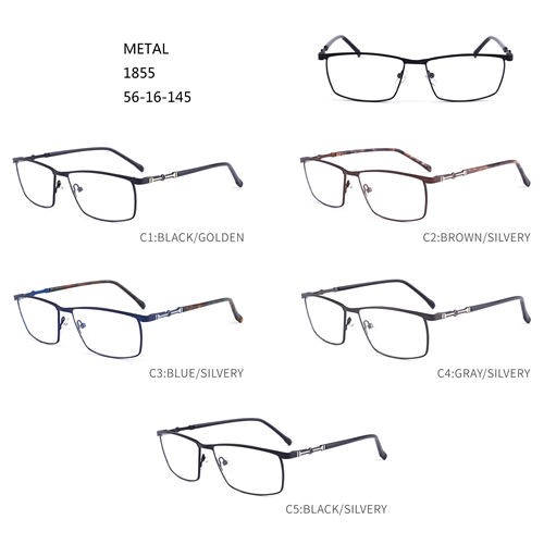 Metal Eyeglass Frames Hot Sale Eyewear Square W3541855