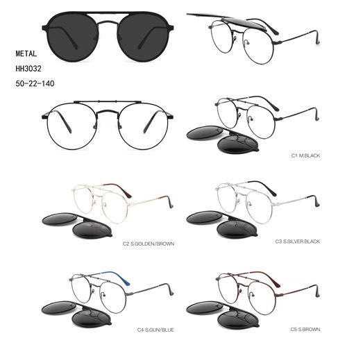 Metal Fashion Polarized Sunglasses Clip On W3483032