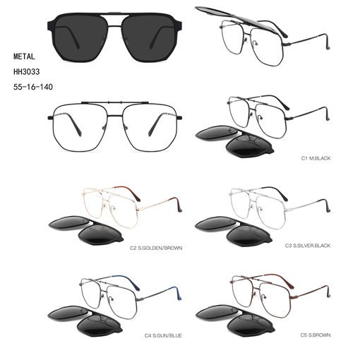 Metal Fashion Polarized Sunglasses Clip On W3483033
