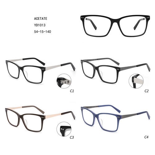 New Design Square Acetate Luxury Gafas Colorful Women W3551013