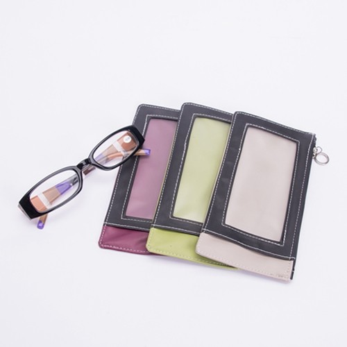 PU Window Eyeglasses Bag W3033924