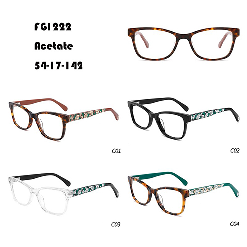 Pattern Acetate Optical Frame Wholesale W3551222