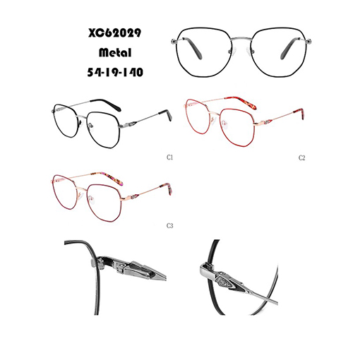 Polygonal Metal Glasses Frame W34862029