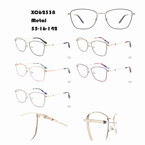 Rectangle Metal Frame Glasses W34862338