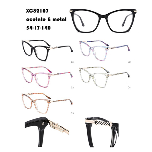 Retro Black Frame Acetate Eyeglasses Frame W34882107