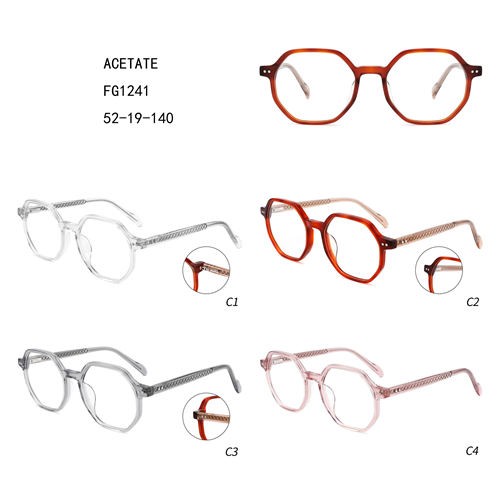 Retro Luxury Acetate Gafas Oversize Colorful W3551241