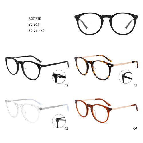 Round Colorful Acetate Luxury Good Price Gafas Special W3551023