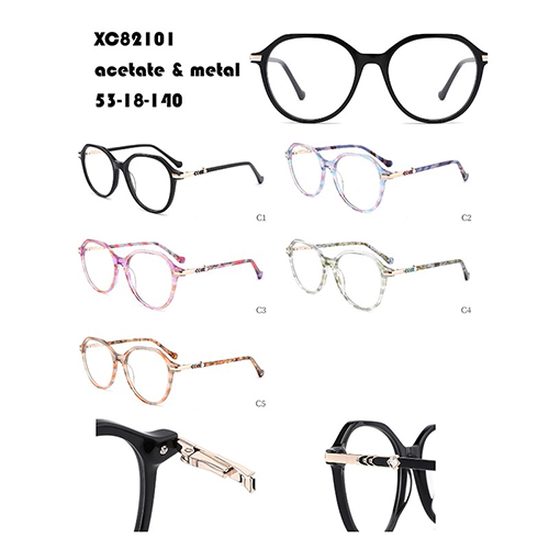 Round Frame Acetate Eyeglasses Frame W34882101
