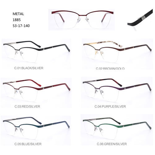 Simple Design Half Frame Optical Frames Manufacturers In China Optical Frames Comfortable To Wear W3541885