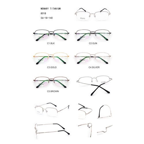 Special Square Frames Optical Memory Titanium J10038018