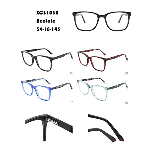 Square Acetate Optical Frame Manufacturer W3483103A