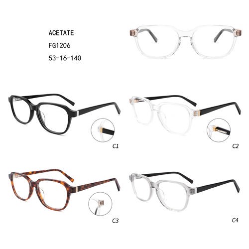 Square Fashion Acetate Gafas 2021 New Design W3551206