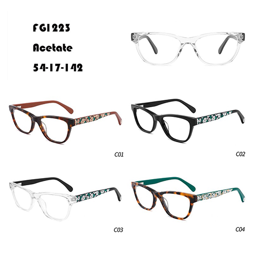 Transparent Frame Acetate Optical Frame W3551223