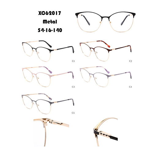 Ultra-light Color-blocking Metal Glasses Frame W34862017