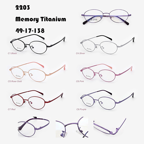 Ultralight Memory Titanium Glasses Frame J10032203