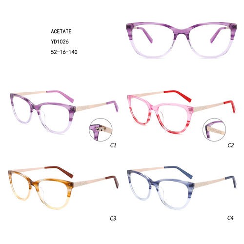 Women Colorful Acetate Good Price Gafas Special Retro W3551026