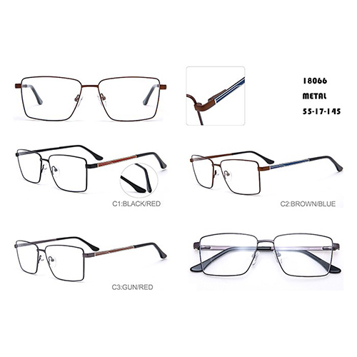 lightweight rimless prescription glasses brown metal frame W35418066
